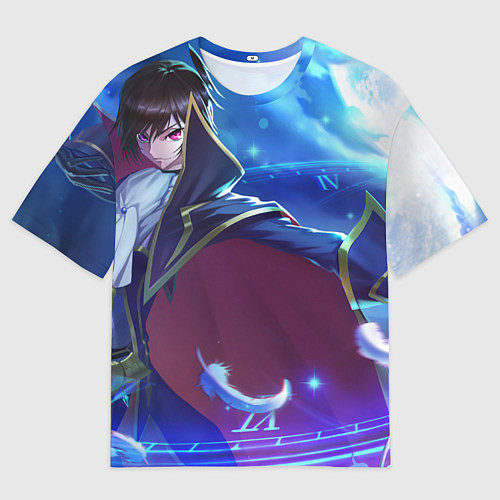 Мужская футболка оверсайз Лелуш Ламперуж / 3D-принт – фото 1