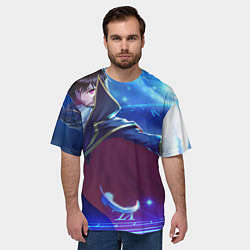 Футболка оверсайз мужская Лелуш Ламперуж, цвет: 3D-принт — фото 2