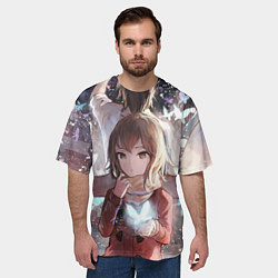 Футболка оверсайз мужская Город в котором меня нет, цвет: 3D-принт — фото 2
