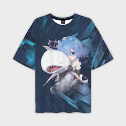 Футболка оверсайз мужская Re: Zero Жизнь с нуля, цвет: 3D-принт
