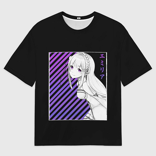 Мужская футболка оверсайз Re:Zero / 3D-принт – фото 1