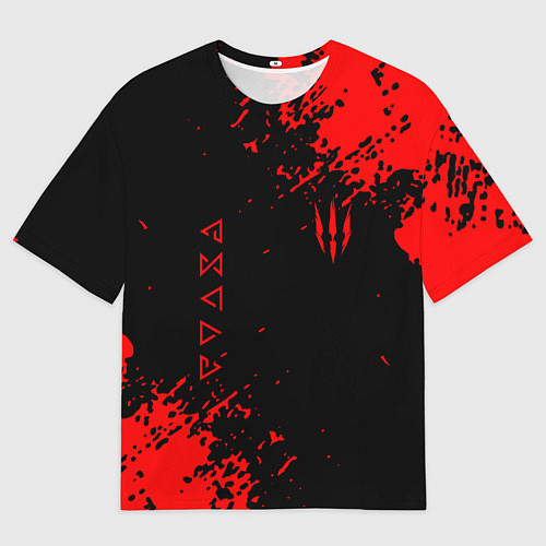 Мужская футболка оверсайз The Witcher / 3D-принт – фото 1