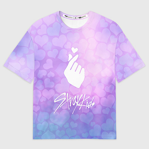 Мужская футболка оверсайз Stray Kids / 3D-принт – фото 1