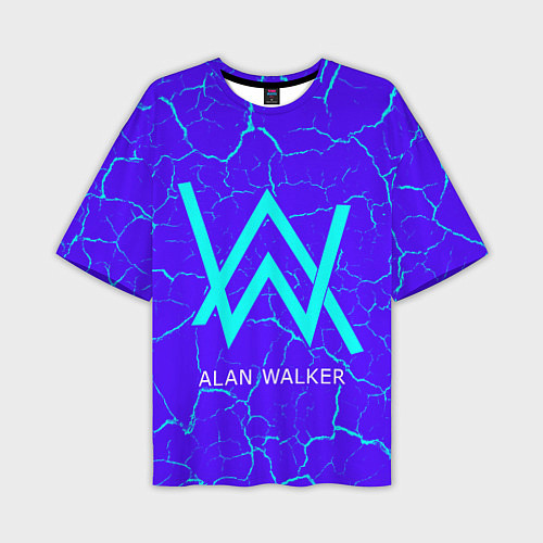 Мужская футболка оверсайз ALAN WALKER АЛАН УОКЕР / 3D-принт – фото 1