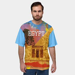 Футболка оверсайз мужская Египет Пирамида Хеопса, цвет: 3D-принт — фото 2