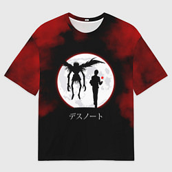 Футболка оверсайз мужская Death Note, цвет: 3D-принт