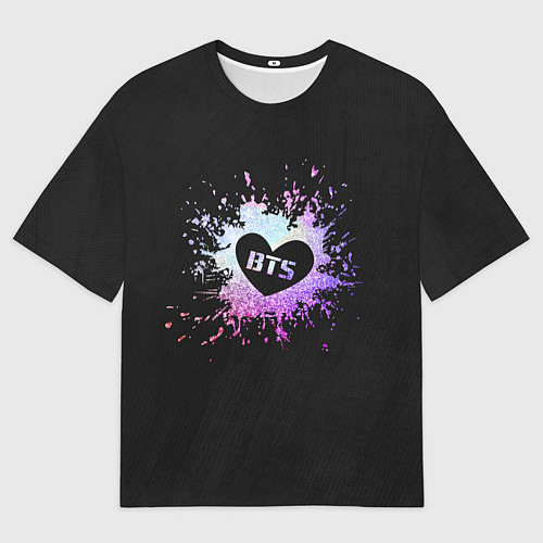 Мужская футболка оверсайз BTS / 3D-принт – фото 1