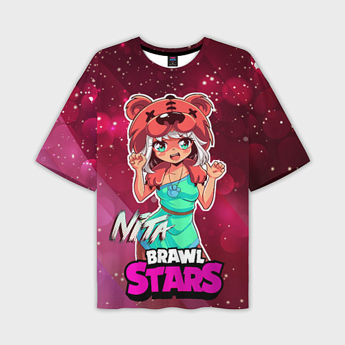 Мужская футболка оверсайз Nita Brawl Stars / 3D-принт – фото 1