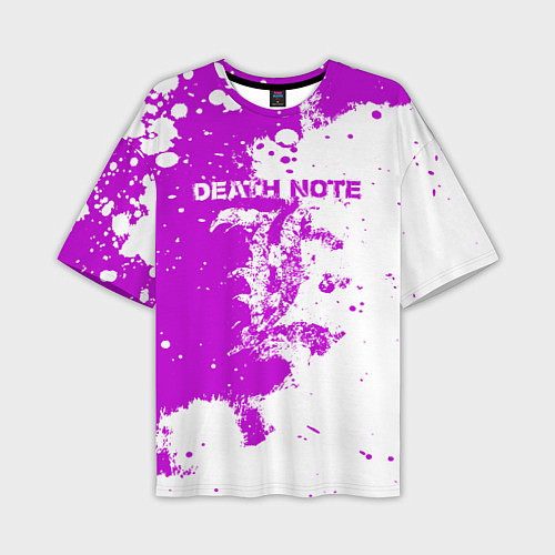 Мужская футболка оверсайз Death Note / 3D-принт – фото 1