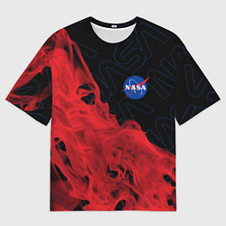 Футболка оверсайз мужская NASA НАСА, цвет: 3D-принт