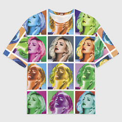 Футболка оверсайз мужская Buzova pop-art, цвет: 3D-принт