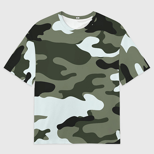 Мужская футболка оверсайз Camouflage 2 / 3D-принт – фото 1