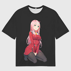 Мужская футболка оверсайз ZeroTwo Darling in the Franx