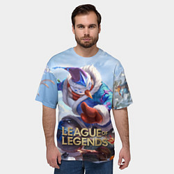 Футболка оверсайз мужская League of Legends МАСТЕР ЙИ, цвет: 3D-принт — фото 2