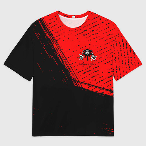 Мужская футболка оверсайз КОРОЛЬ И ШУТ / 3D-принт – фото 1