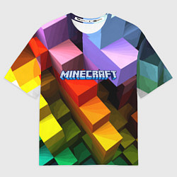 Мужская футболка оверсайз Minecraft - pattern
