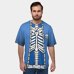 Футболка оверсайз мужская КУРТКА САНСА SANS, цвет: 3D-принт — фото 2