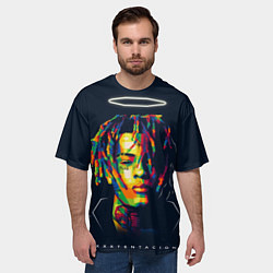 Футболка оверсайз мужская XXXTENTACION, цвет: 3D-принт — фото 2