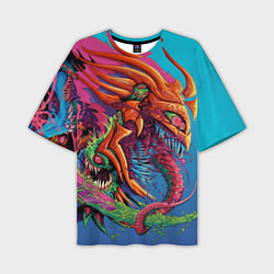 Футболка оверсайз мужская HyperBeast, цвет: 3D-принт