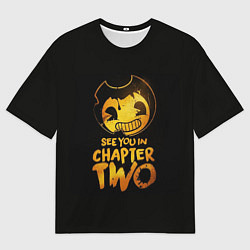 Мужская футболка оверсайз Bendy And The Ink Machine