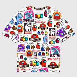 Мужская футболка оверсайз AMONG US