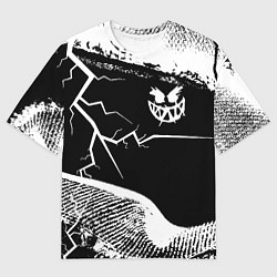 Мужская футболка оверсайз Pyrokinesis