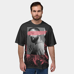Футболка оверсайз мужская JONY, цвет: 3D-принт — фото 2