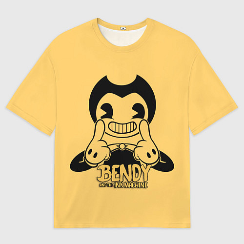 Мужская футболка оверсайз Bendy And The Ink Machine / 3D-принт – фото 1