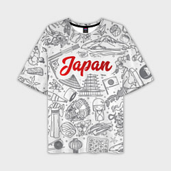 Мужская футболка оверсайз Япония Z