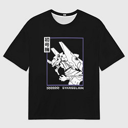 Футболка оверсайз мужская Юнит-01, цвет: 3D-принт