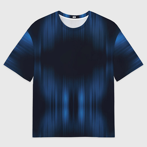 Мужская футболка оверсайз НЕОНОВЫЙ ДОЖДЬ / 3D-принт – фото 1