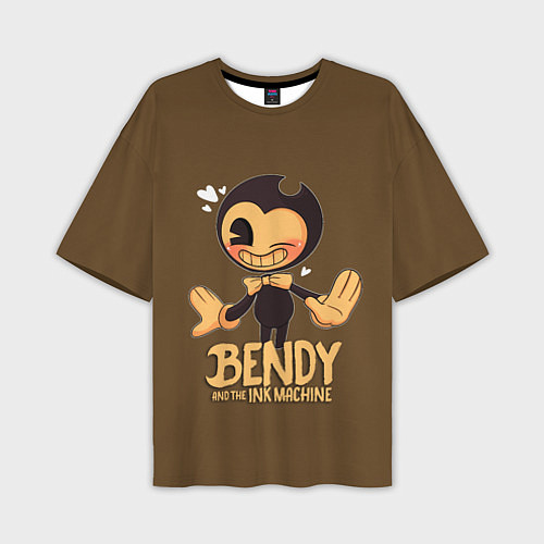 Мужская футболка оверсайз Bendy And The Ink Machine / 3D-принт – фото 1