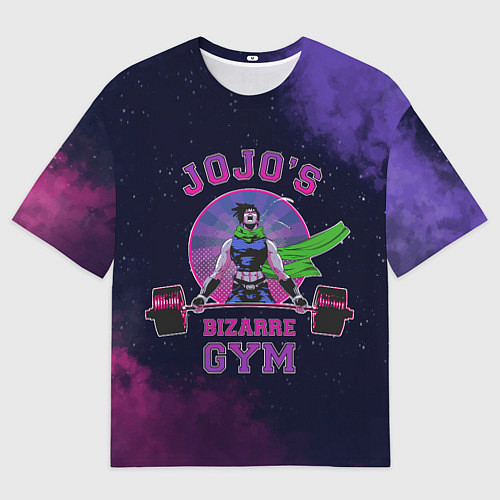 Мужская футболка оверсайз JoJo’s Bizarre Adventure Gym / 3D-принт – фото 1