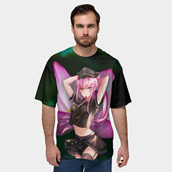Футболка оверсайз мужская Zero Two, цвет: 3D-принт — фото 2
