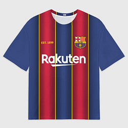 Мужская футболка оверсайз BARCELONA 2021 - ДОМАШНЯЯ