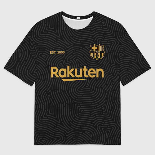 Мужская футболка оверсайз BARCELONA 2021 - ГОСТЕВАЯ / 3D-принт – фото 1