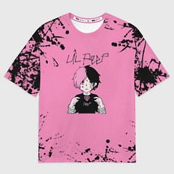 Футболка оверсайз мужская Lil Peep, цвет: 3D-принт