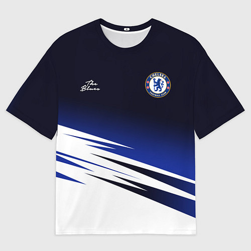 Мужская футболка оверсайз CHELSEA разминочная 1920 / 3D-принт – фото 1