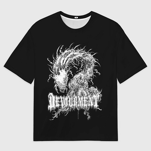 Мужская футболка оверсайз Devourment / 3D-принт – фото 1