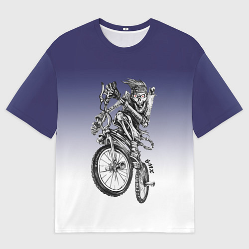 Мужская футболка оверсайз BMX / 3D-принт – фото 1