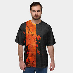 Футболка оверсайз мужская ЦАПЛЯ, цвет: 3D-принт — фото 2