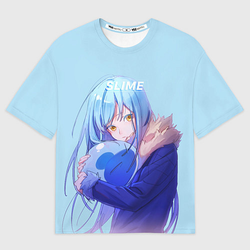 Мужская футболка оверсайз Slime / 3D-принт – фото 1