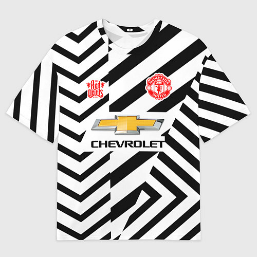 Мужская футболка оверсайз MANCHESTER UNITED 2021 / 3D-принт – фото 1