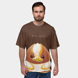 Футболка оверсайз мужская Baby Chocolate Niffler, цвет: 3D-принт — фото 2