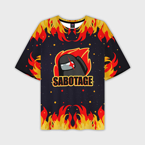 Мужская футболка оверсайз Among Us Sabotage / 3D-принт – фото 1
