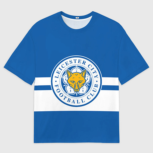 Мужская футболка оверсайз LEICESTER CITY / 3D-принт – фото 1