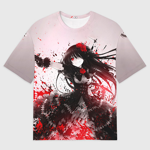 Мужская футболка оверсайз Рандеву с жизнью / 3D-принт – фото 1