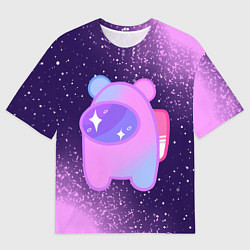 Мужская футболка оверсайз AMONG US - SPACE