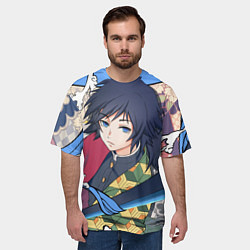 Футболка оверсайз мужская ГИЮ ТОМИОКА ФРЕСКА, цвет: 3D-принт — фото 2