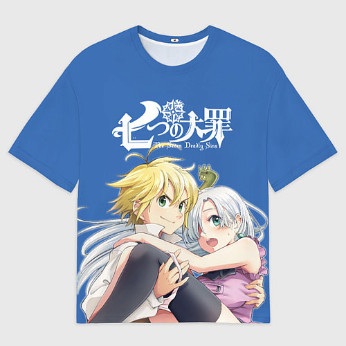 Мужская футболка оверсайз 7 смертных грехов / 3D-принт – фото 1